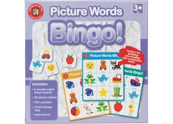 Picture Words Bingo