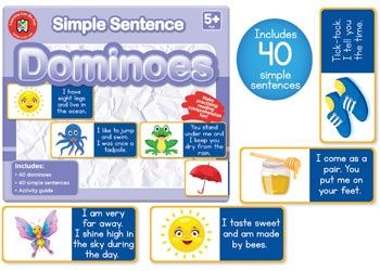 Simple Sentence Dominoes