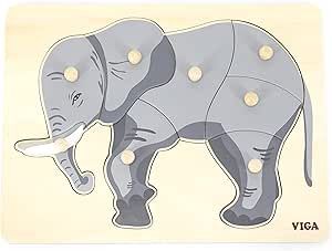 Montessori Puzzle Elephant