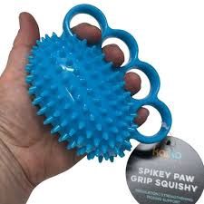 Kaiko Blue Spikey Paw Grip Squishy