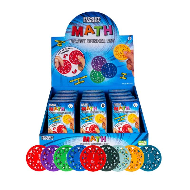 Maths Fidget Spinner Set