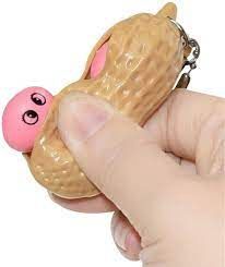 Peanut Squeeze Fidget Keyring
