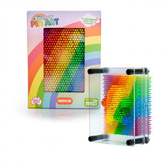 3D Pin Art Rainbow