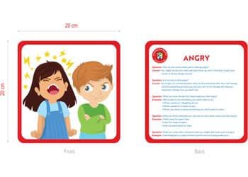Emotions Cards Plastic Set of 10