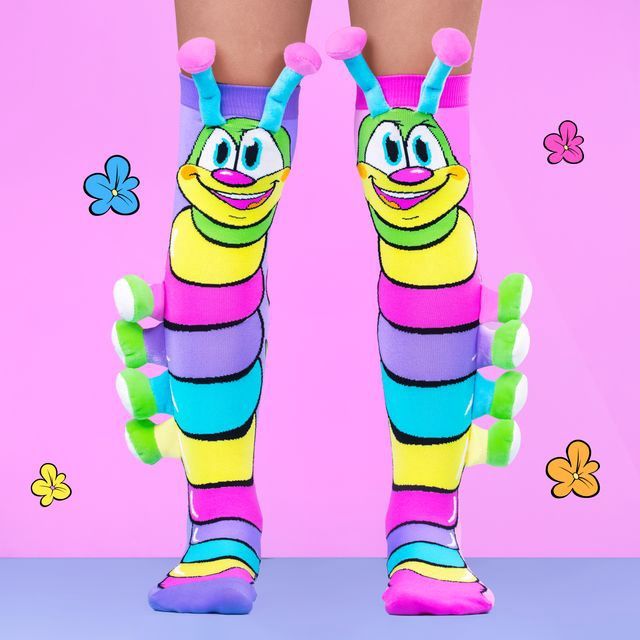 Mad Mia Caterpillar Socks Age 6-99