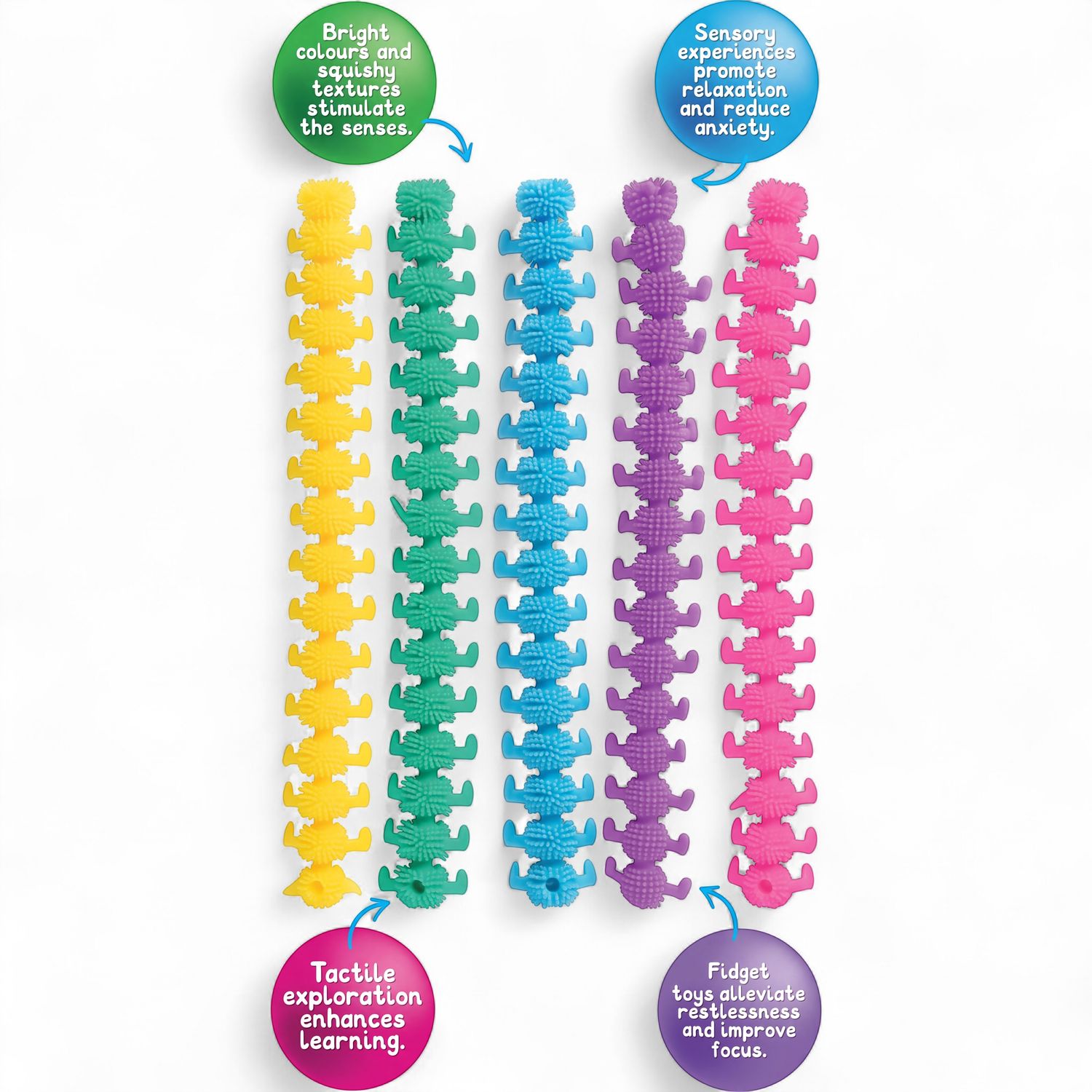 Stretch Caterpillars (5 pack)