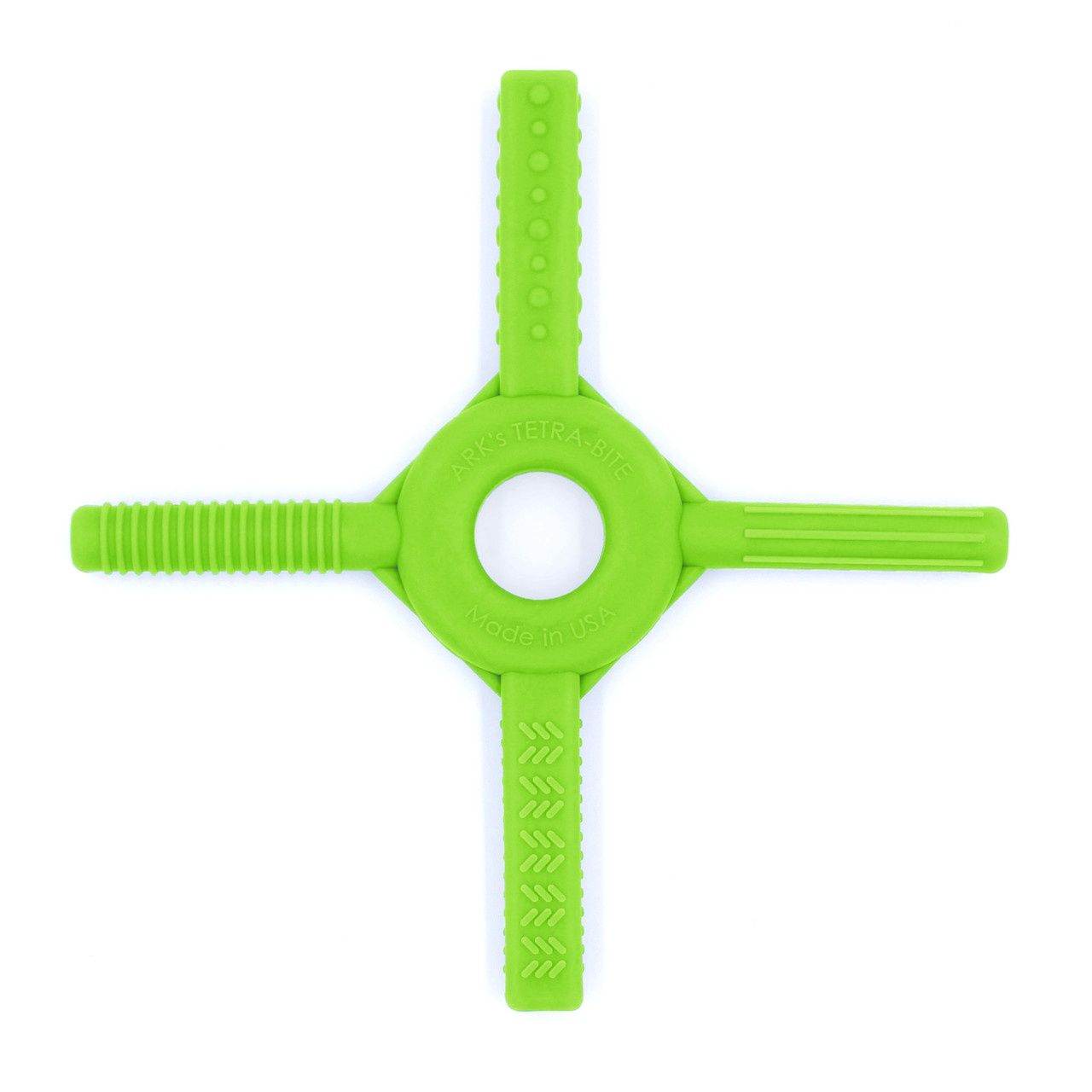 Ark's Tetra Bite Chew Fidget (XT LIME GREEN)