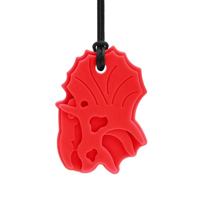 Ark Triceratops Chew Necklace RED STANDARD