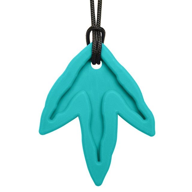 Ark Dino Tracks Chew Necklace TEAL XT