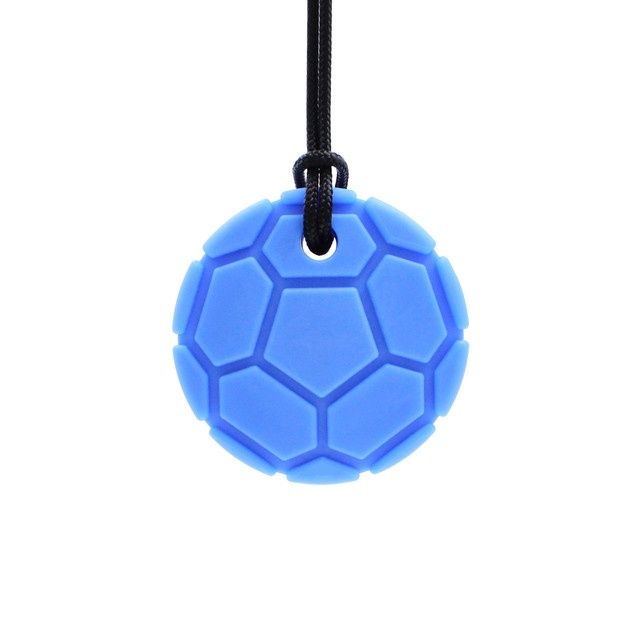 Ark Soccer Ball Chew Necklace ROYAL BLUE XXT
