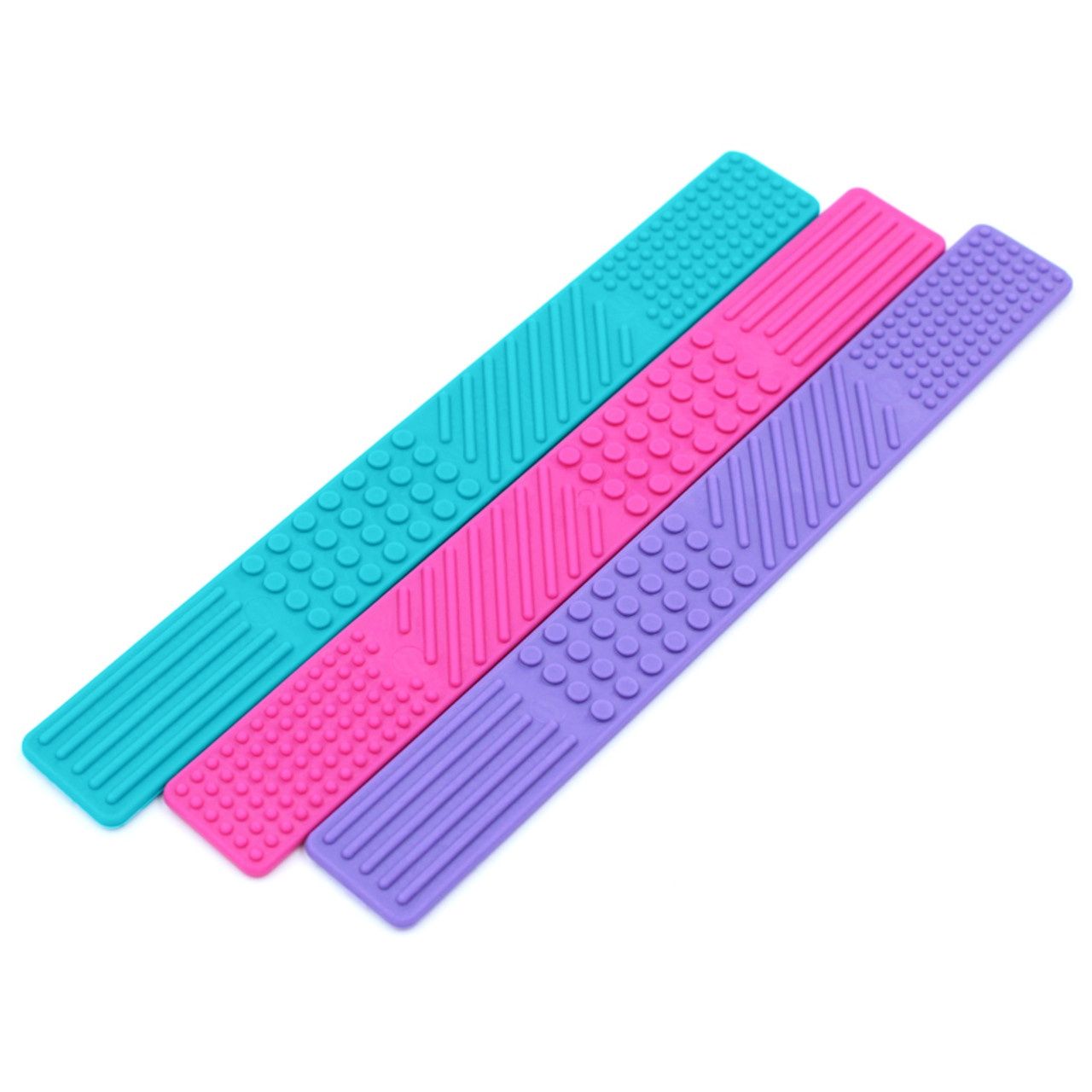 Ark Sensory Bookmark/Fidget 3 Pack TEAL/PINK/LAVENDER