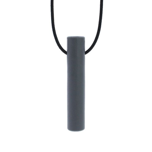 Ark Bite Tube Hollow Necklace DARK GREY XXT