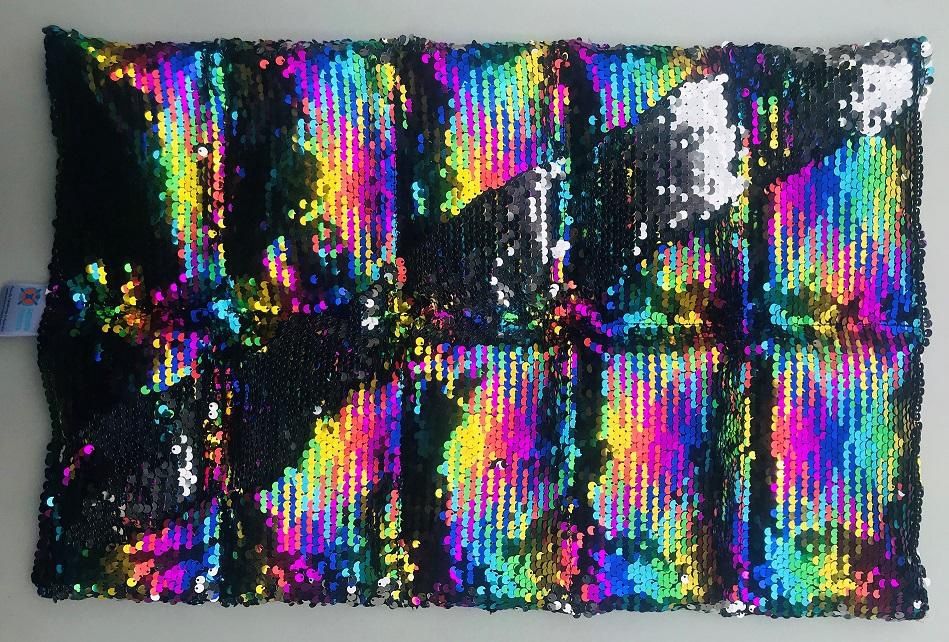 Weighted Lap Bag Sequins Rainbow (Stainless Steel 1.5kg)
