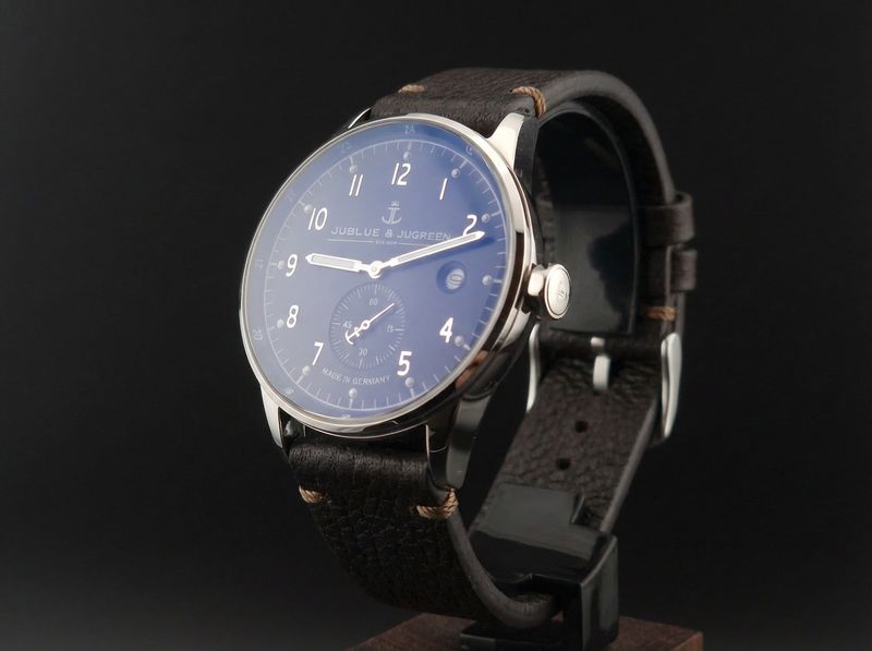 ROSTOCK 42SE am Lederarmband BIO Nappaleder MOKKA