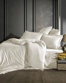 Постільна білизна Saheser сатин жаккард — Євро комплект з 4 наволочками, Туреччина

