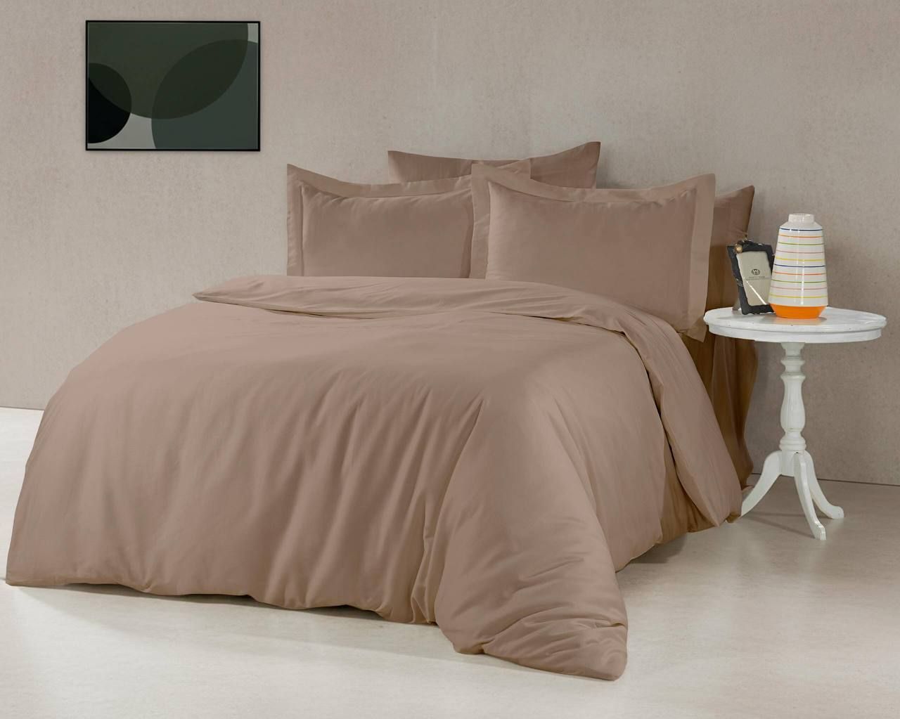  постільна білизна ранфорс однотонна капучино євро туреччина — постільна білизна бежева однотонна ранфорс 100 бавовна туреччи