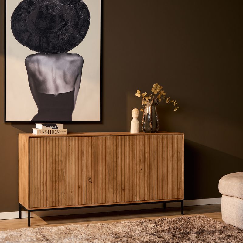 Sideboard Madison Natur Mangoholz 165 cm