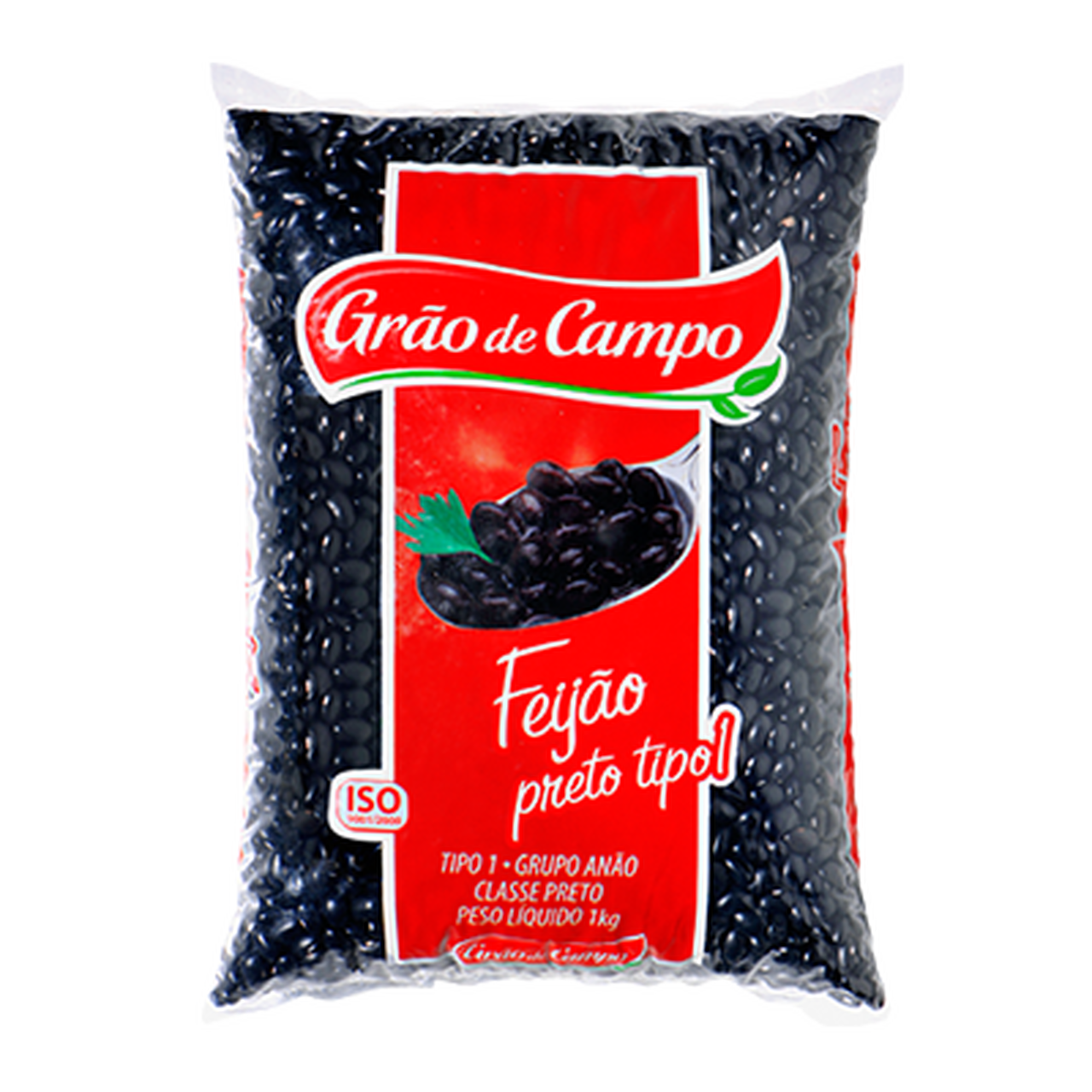 Grao de Campo Black beans / Feijao preto 1 kg