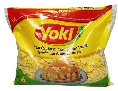 Yoki, Yellow Corn Flour Flakes, 17.63 Ounce