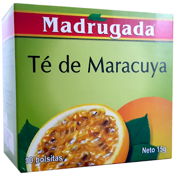Madrugada Cha de Maracuja Passion Fruit Tea - 10ct