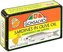 Gonsalves Sardines In Olive Oil - 4.38oz