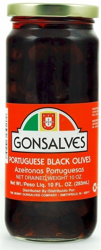 Gonsalves Portuguese Black Olives - 10oz