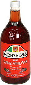 Pure red Wine Vinegar -Gonsalves 750ml