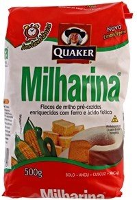 Quaker Milharina -flocos de milho precozido 500