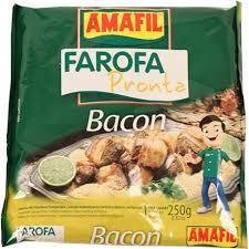 Amafil Farofa pronta com bacon 250g