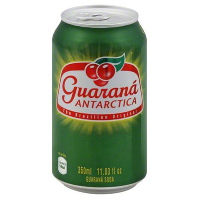 Guarana Antarctica Brazilian soda 355ml Single can