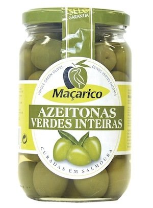 Macarico Azeitonas verdes inteiras- Whole green Olives 400g