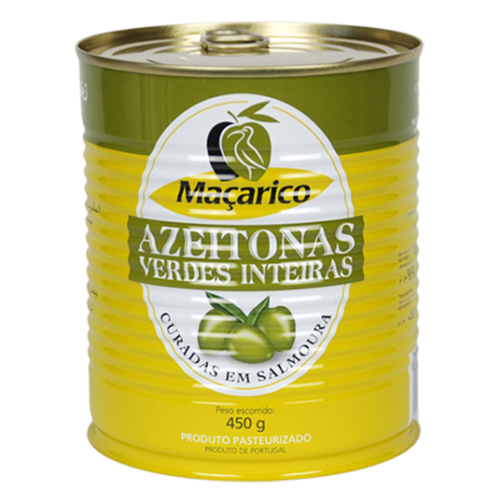 Macarico Azeitona Verde- Green Olives-850g 450g