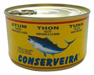 Conserveira Atum em posta- Tuna Fillet 385g-13.58oz