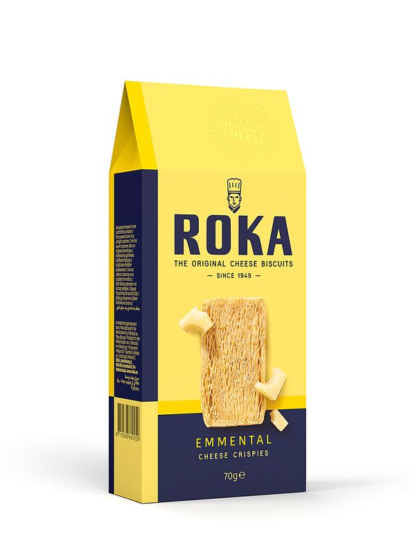 Roka Cheese Crispies Emmental 70 gr