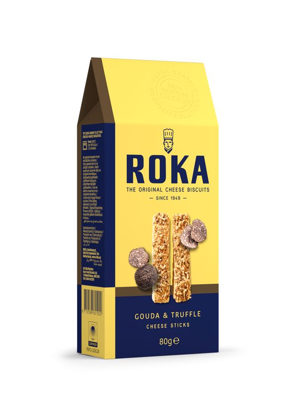 Roka Cheesesticks Gouda kaas met echte Italiaanse truffel 80 gr