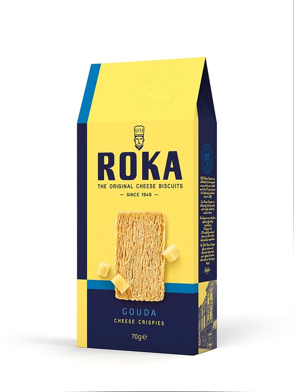 Roka Cheese Crispies Gouda 70 gr