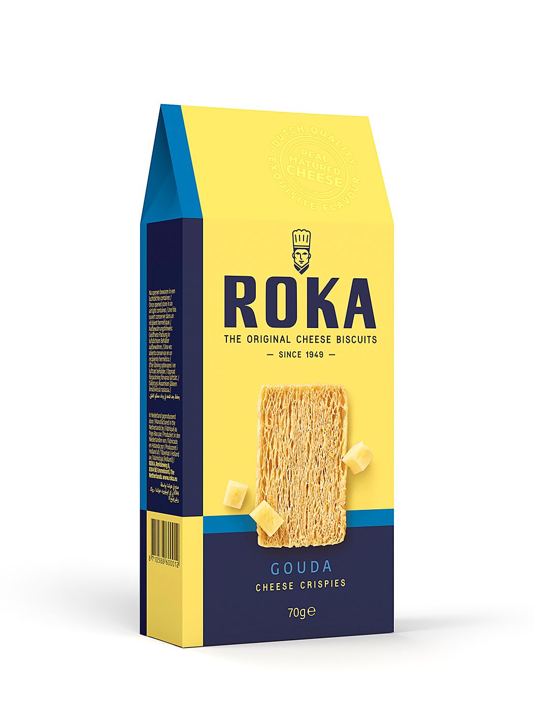 Roka Cheese Crispies Gouda 70 gr Roka Cheese Crispies Gouda 70 gr