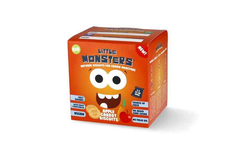 Little Monsters - BIO kinderkoekjes op basis van appel en wortel