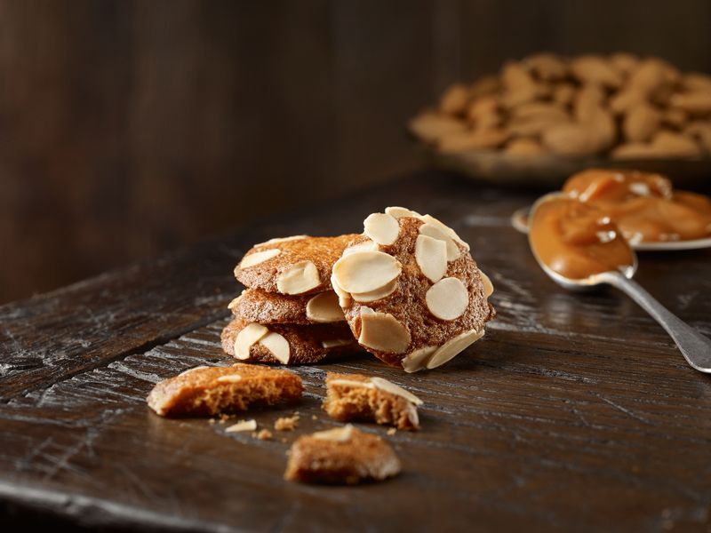 Maison Bruyère - heerlijke karamelkoekjes met amandelen
