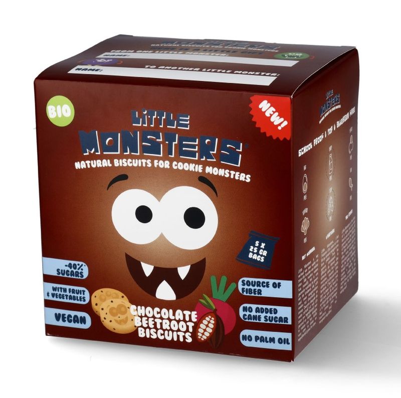 Little Monsters - BIO kienderkoekjes met chocolade