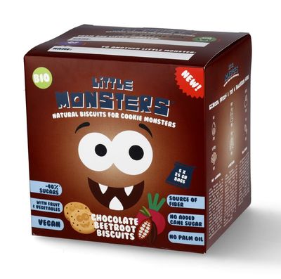 Little Monsters - BIO kienderkoekjes met chocolade