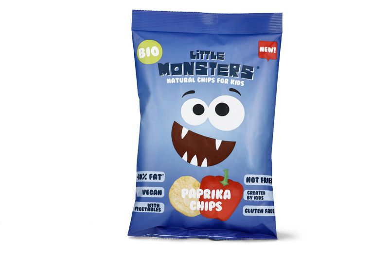 Little Monsters - BIO popped chips met paprika