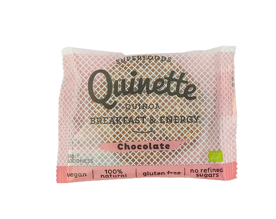 Quinette - BIO breakfast en energy snack met chocolade
