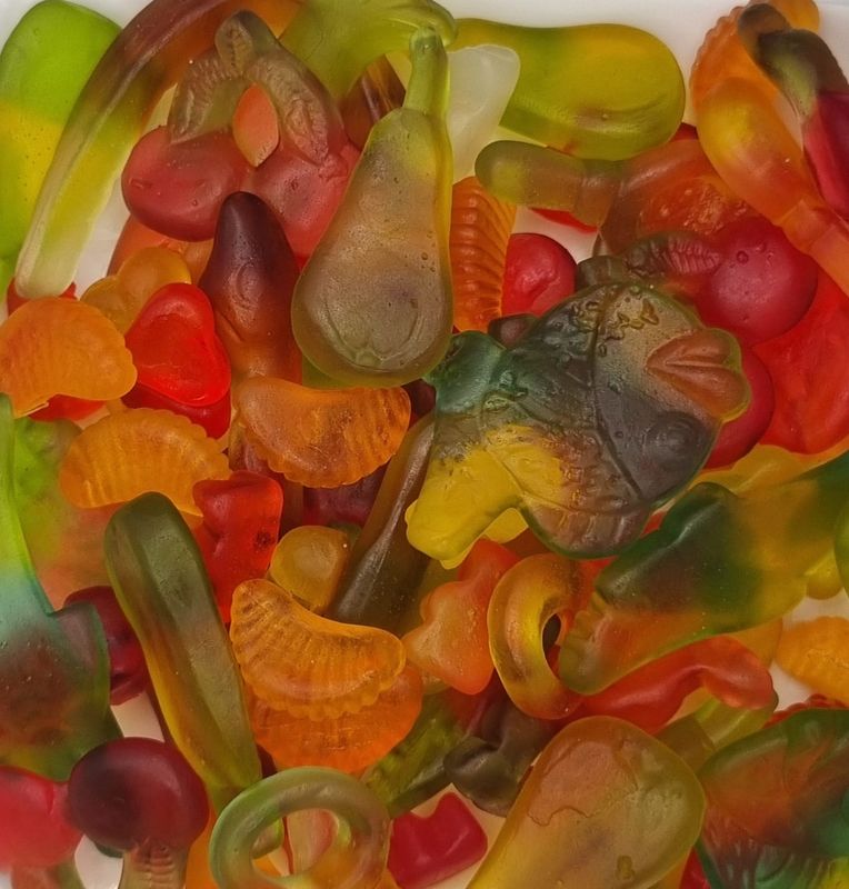Mix geoliede gommen 1 kg