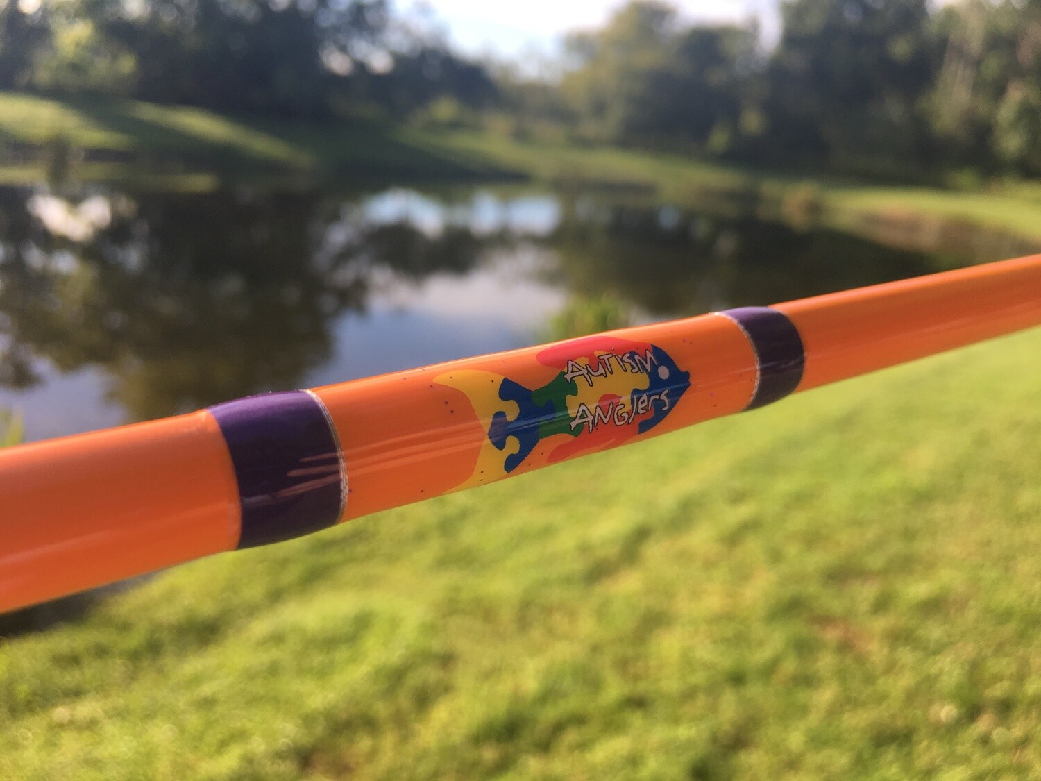 Autism Anglers fishing rod decal
