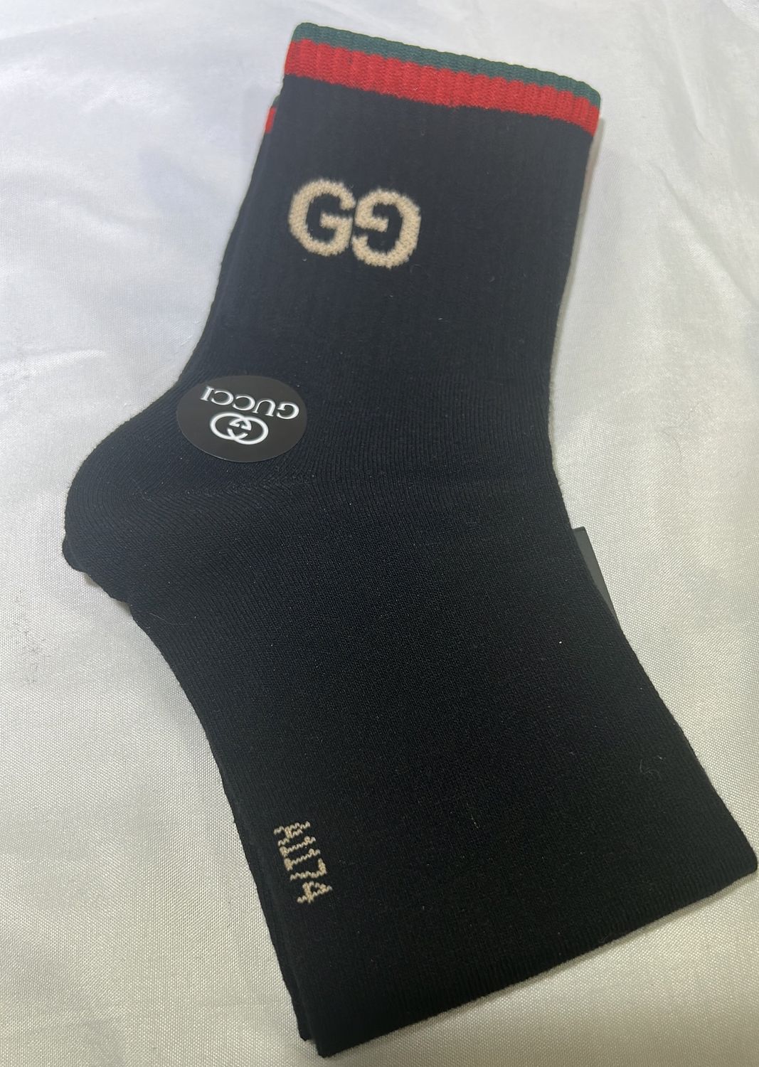 Socks, GG, red and black