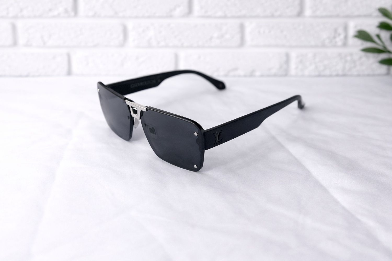 LV black on black sunglasses