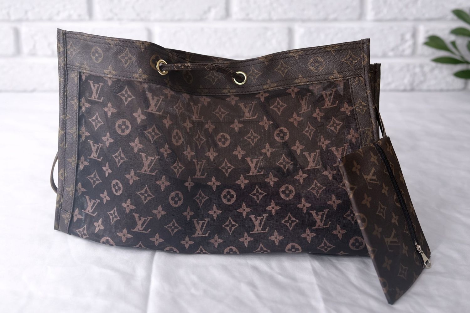 LV see-through bag