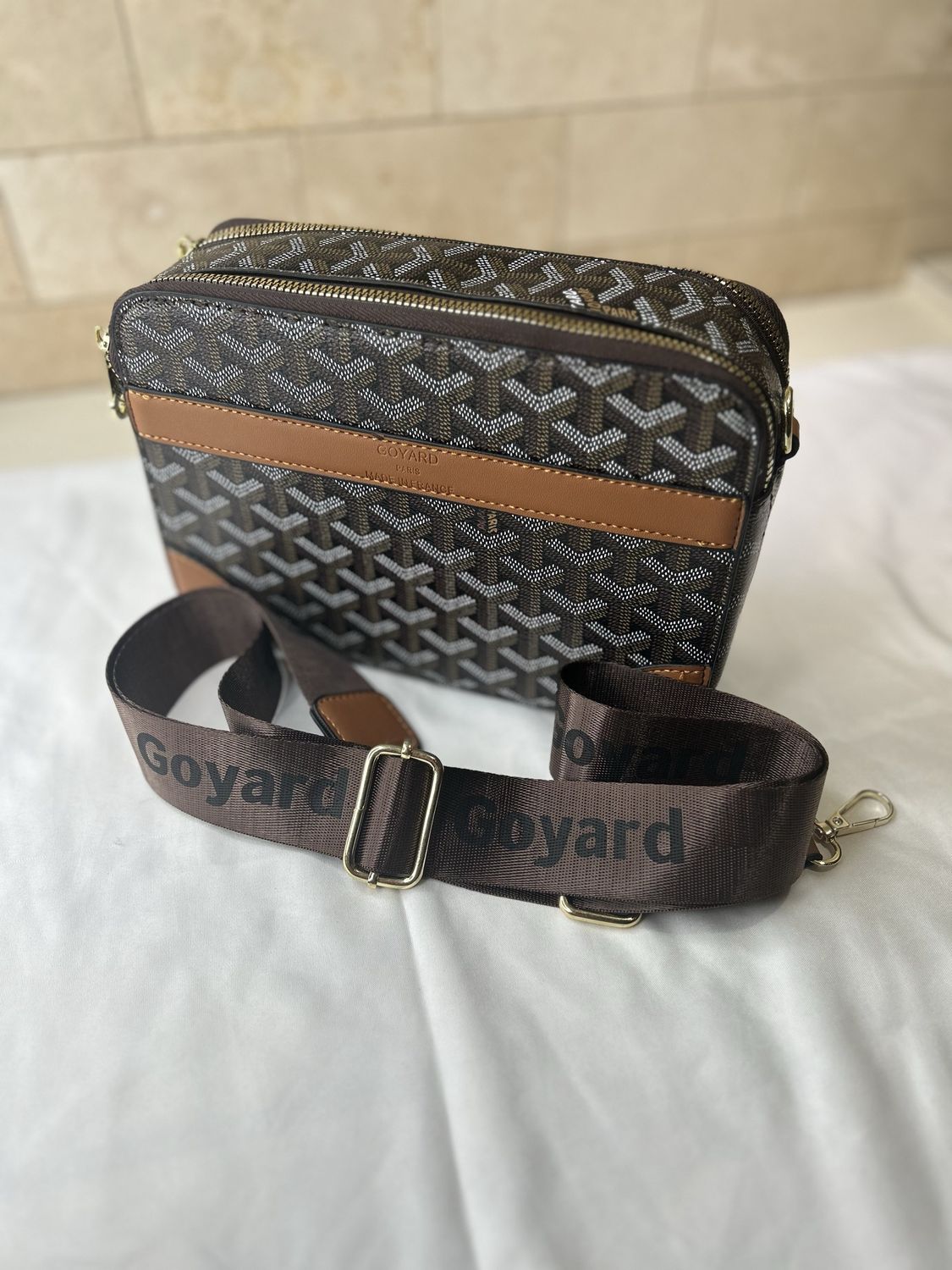 Brown Goyard bag