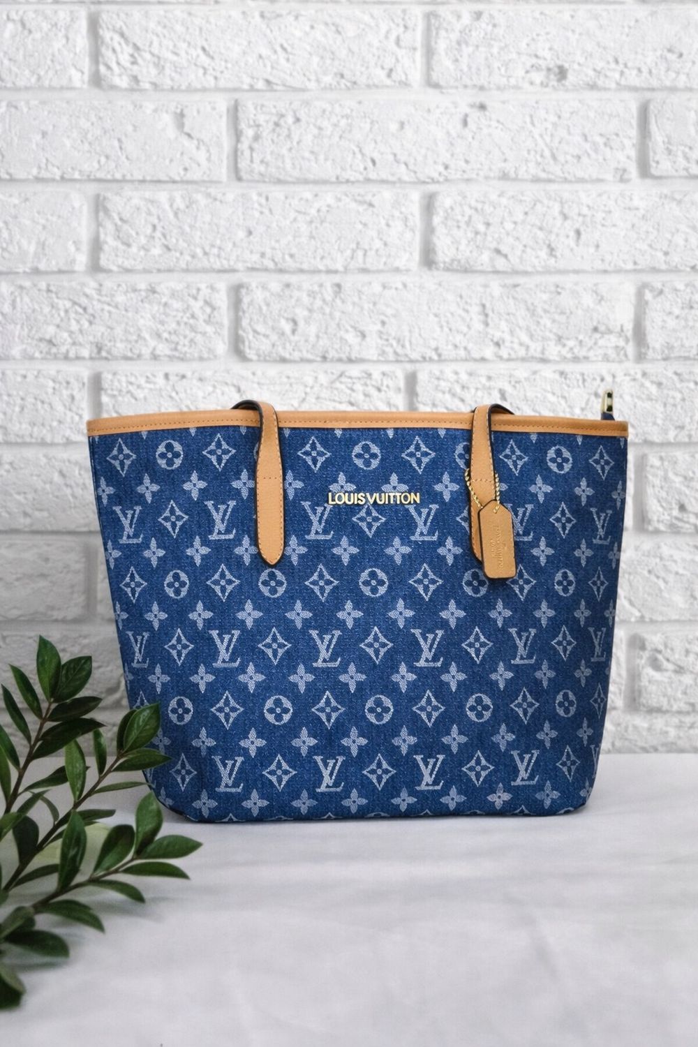 Blue jean LV bag